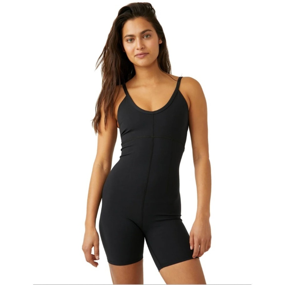 Free People Women's SMALL All Star Runsie in Black